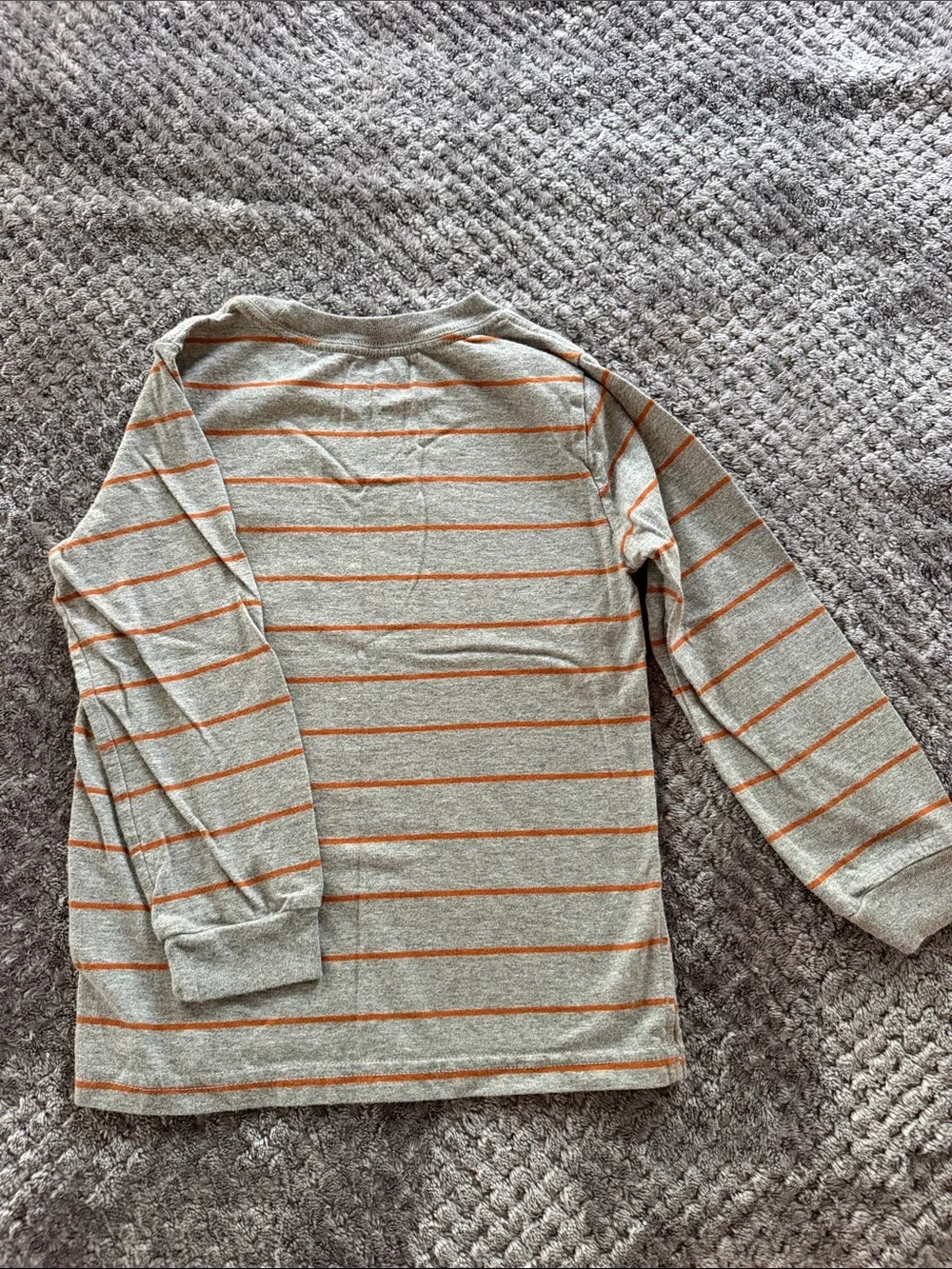 Carter's Green Dino Henley and Gray & Burgundy Long Sleeve Tee Set